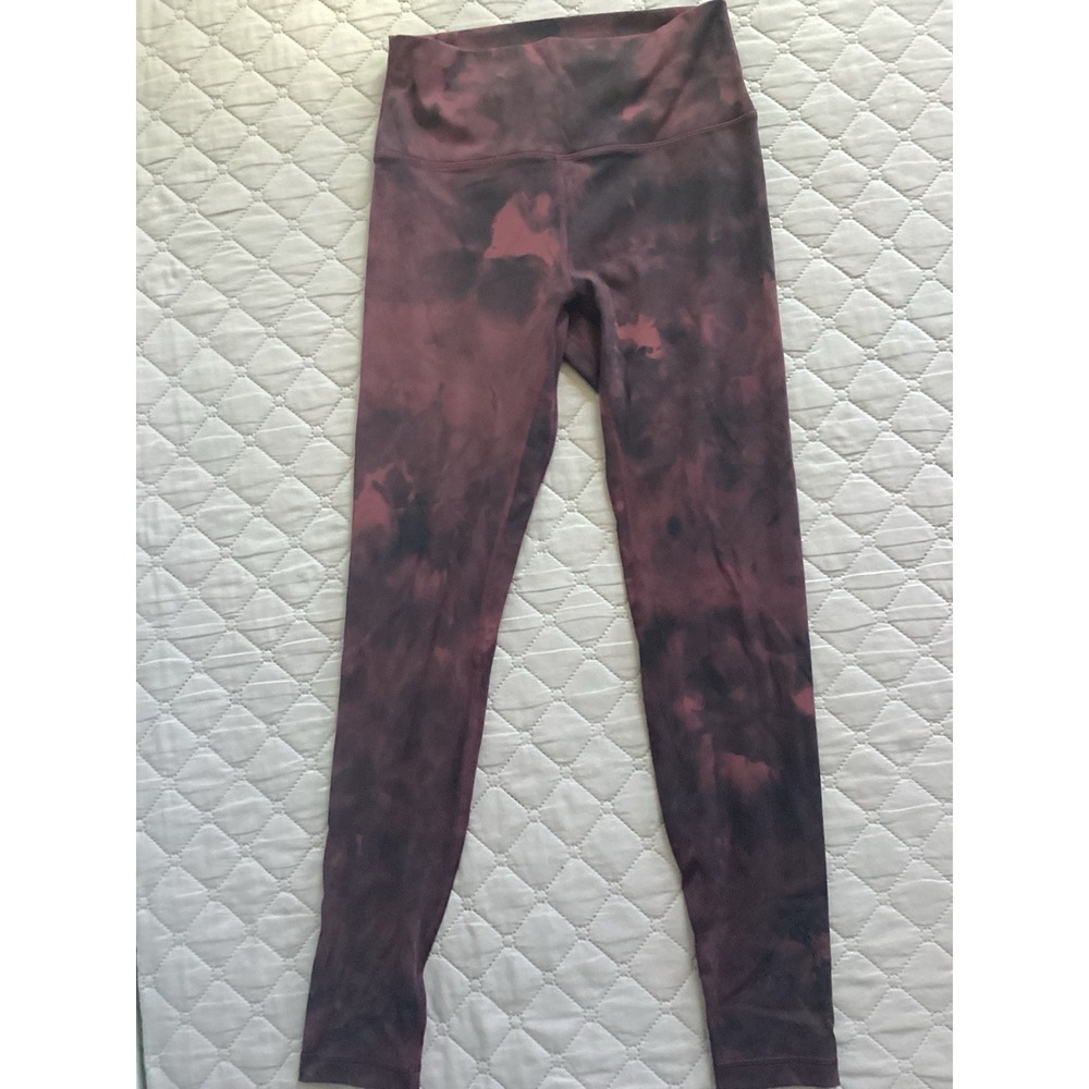 Hey nuts Leggings High Waist Camo Red Black Size Large